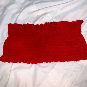 Brandy melville red crop